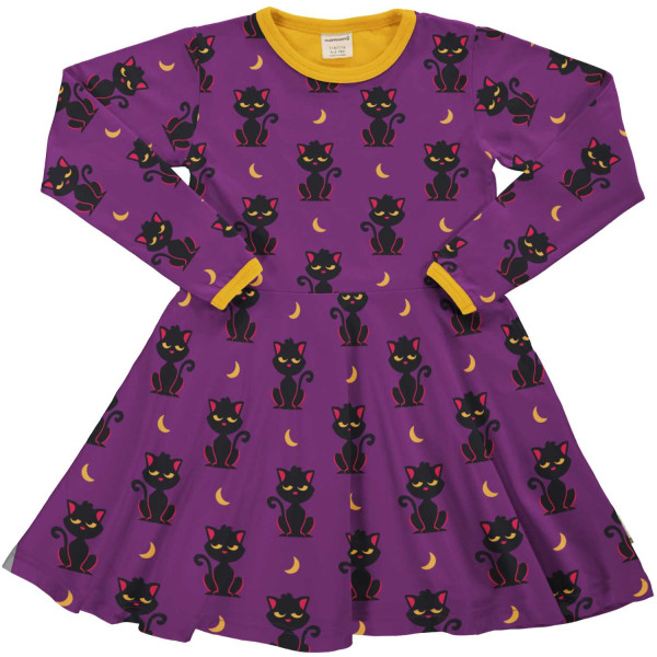 Maxomorra Langarmkleid Cat | Maxomorra Kinderkleidung bei Das bunte Chamäleon in Bamberg