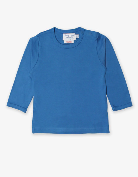 Toby Tiger Langarmshirt, Blau | Bio-Kinderkleidung von Toby Tiger bei Das bunte Chamäleon in Bamberg und online kaufen