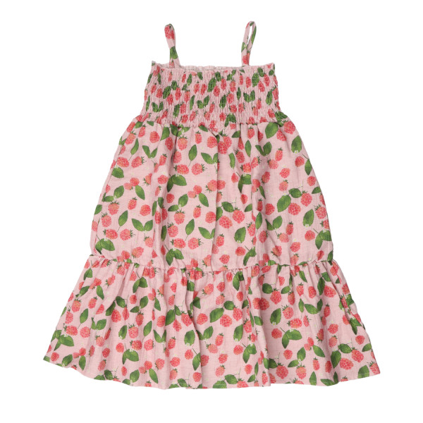 Walkiddy Musselin-Kleid Raspberries | Bio-Kinderkleidung von Walkiddy bei Das bunte Chamäleon
