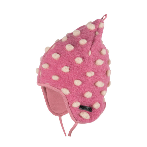 Pure Pure Babymütze Zipfel Wollwalk, Dusty Pink/Creme | Mützen und Schals bei Das bunte Chamäleon in Bambertg und online kaufen