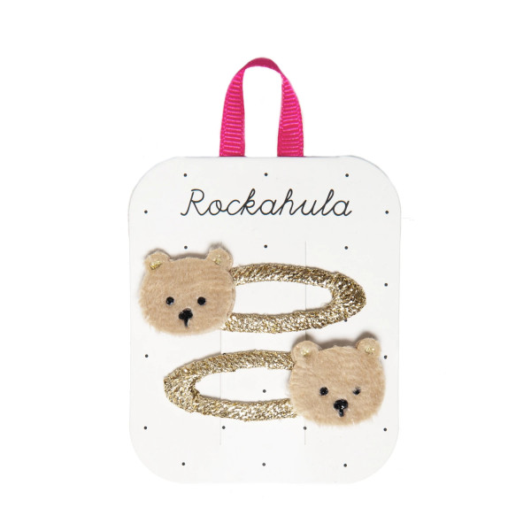 Rockahula Kids Haarklammern Teddybär | Kinderhaarschmuck bei Das bunte Chamäleon in Bamberg und online