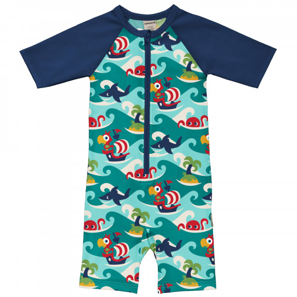 Maxomorra Strandanzug mit UV-Schutz, tropical ocean | Badekleidung für Kinder bei Das bunte Chamäleon in Bamberg und online