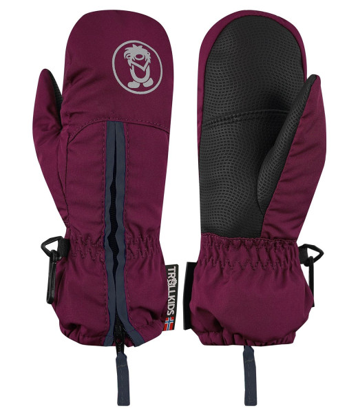 Trollkids Fäustlinge Plum/Navy | Outdoorkleidung von Trollkids bei Das bunte Chamäleon in Bamberg und online