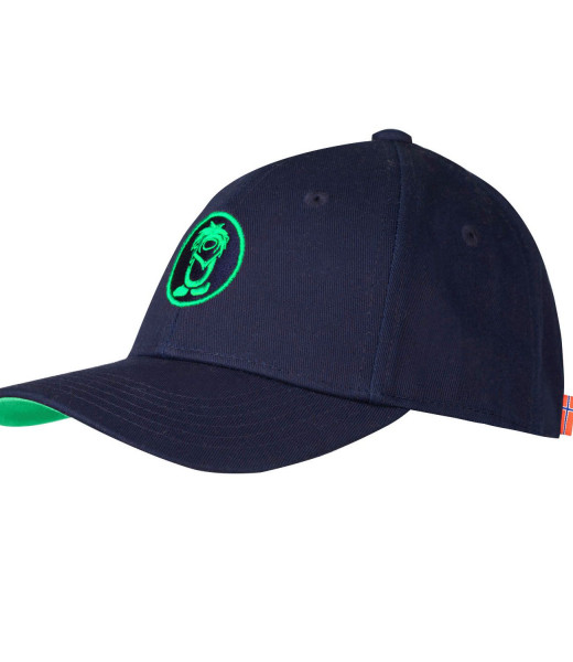 Trollkids Kroksand Cap, Navy/PepperGreen | Outdoorbekleidung für Kinder bei Das bunte Chamäleon in Bamberg und online