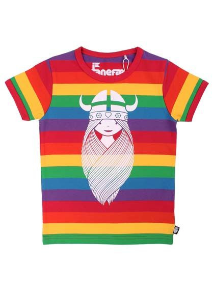 Danefae T-Shirt Rainbow Ringer ARC Erik | Skandinavische Kinderkleidung bei Das bunte Chamäleon