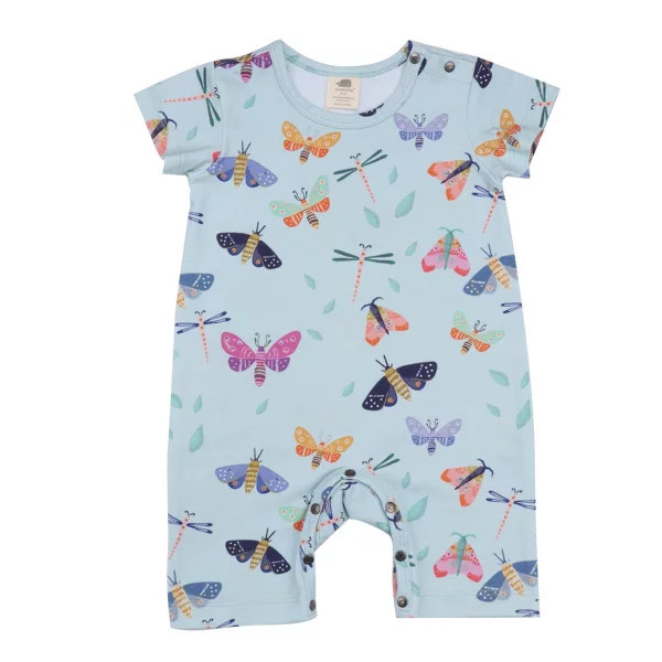 Walkiddy Spieler kurz, Colorful Butterflies| Bio-Kinderkleidung von Walkiddy bei Das bunte Chamäleon online kaufen