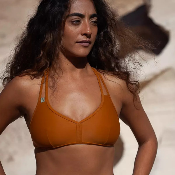 INASKA Bikini-Top Free, ocker | Nachhaltige Bademode bei Das bunte C