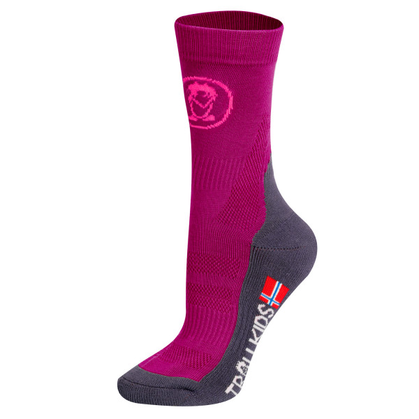 Trollkids Trekkingsocken Beere | Trekkingsocken für Kinder bei Das bunte Chamäleon in Bamberg und online