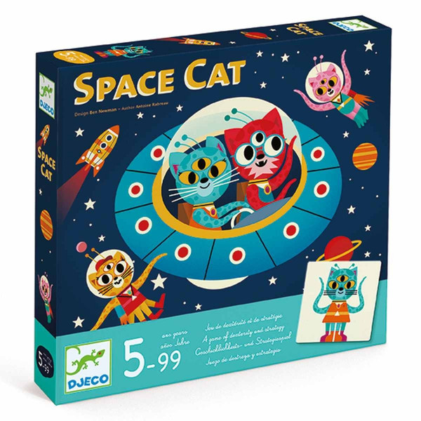 Djeco Strategiespiel Space Cat | Spielzeug für Kinder bei Das bunte Chamäleon in Bamberg und online 
