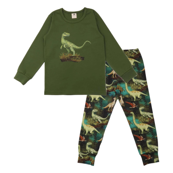 Walkiddy Schlafanzug Dinosaur Jungle | Bio-Kinderkleidung von Walkiddy bei Das bunte Chamäleon Bamberg und online