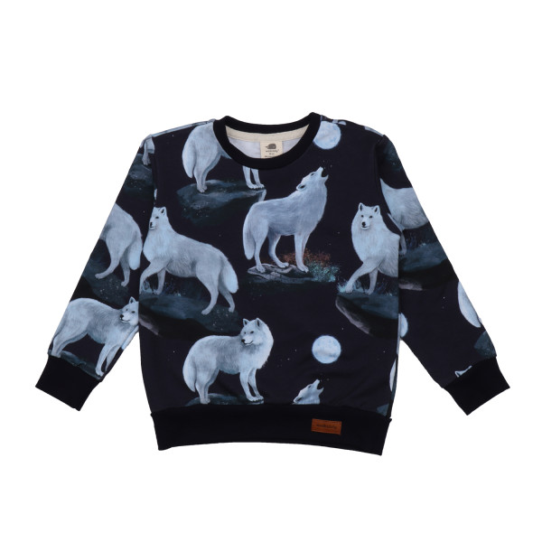 Walkiddy Sweatshirt, Wölfe | Bio-Kinderkleidung von Walkiddy bei Das bunte Chamäleon Bamberg und online
