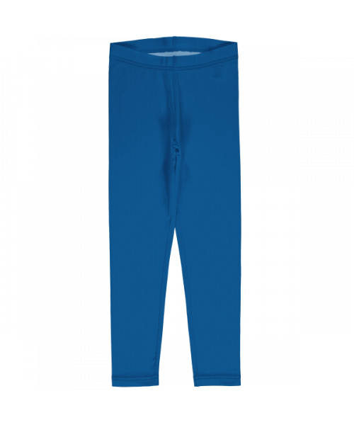 Maxomorra Leggings solid blue | Bio-Kinderkleidung bei Das bunte Chamäleon in Bamberg und online kaufen