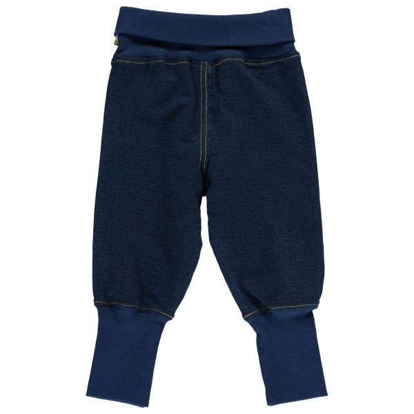 Maxomorra Pumphose Sweat, Solid Indigo | Maxomorra Bio-Kinderkleidung bei Das bunte Chamäleon in Bamberg und online