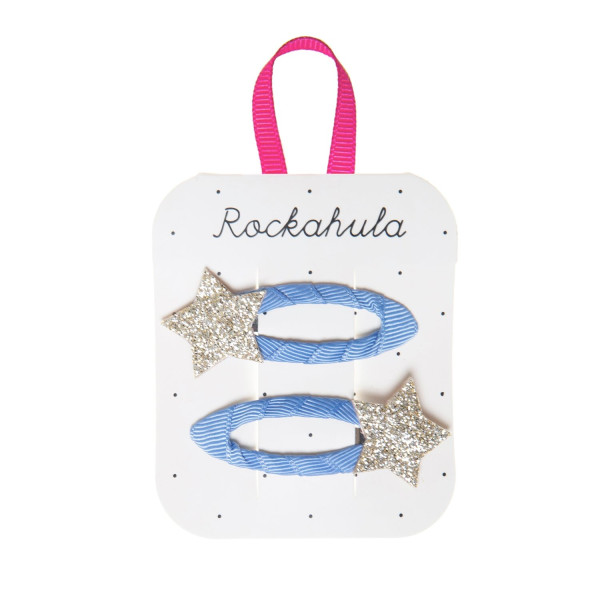 Rockahula Kids Haarklammern Sterne blau | Kinderhaarschmuck bei Das bunte Chamäleon in Bamberg und online