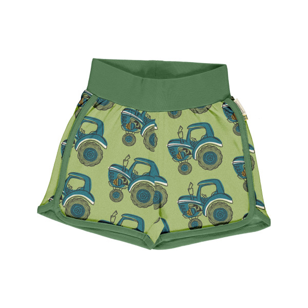 Maxomorra Jersey-Shorts Tractor | Skandinavische Bio-Kinderkleidung bei Das bunte Chamäleon Bamberg und online