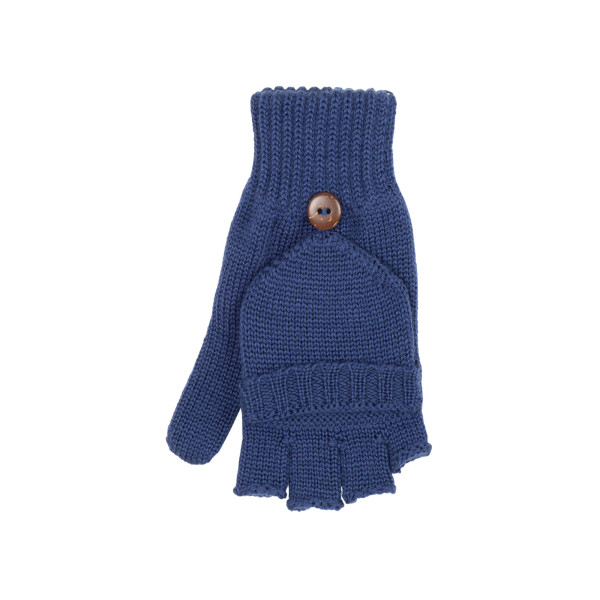 Pure Pure Kinder Handschuhe Halbfinger/Fäustlinge Stormy Blue | Kinderhandschuhe aus Wolle bei Das bunte Chamäleon in Bamberg und online kaufen