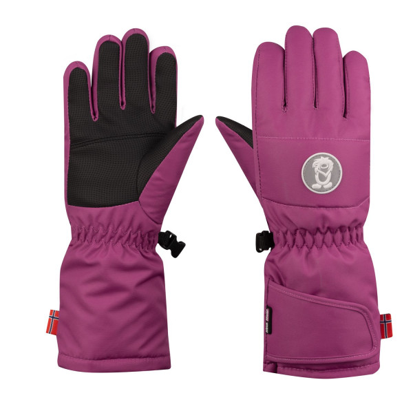 Trollkids Schneehandschuhe Narvik, bright berry | Outdoorkleidung von Trollkids bei Das bunte Chamäleon in Bamberg und online