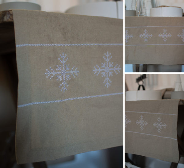 Storefactory Tischläufer Flinga, Schneeflocke beige | Natürliches für Zuhause bei Das