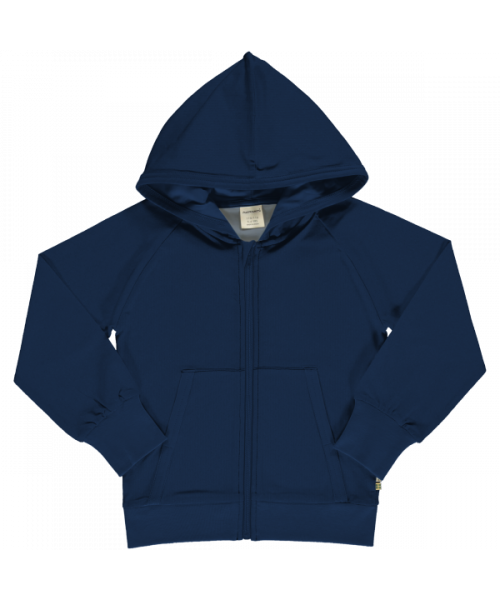 Maxomorra Zipjacke Sweat Navy | Maxomorra Kinderkleidung bei Das bunte Chamäleon in Bamberg und online