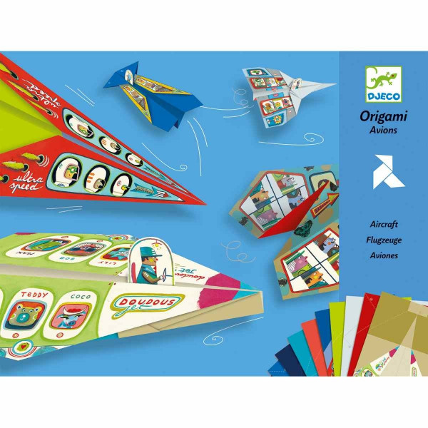 Djeco Bastelset Origami Flugzeuge | Origami für Kinder bei Das bunte Chamäleon in Bamberg und online