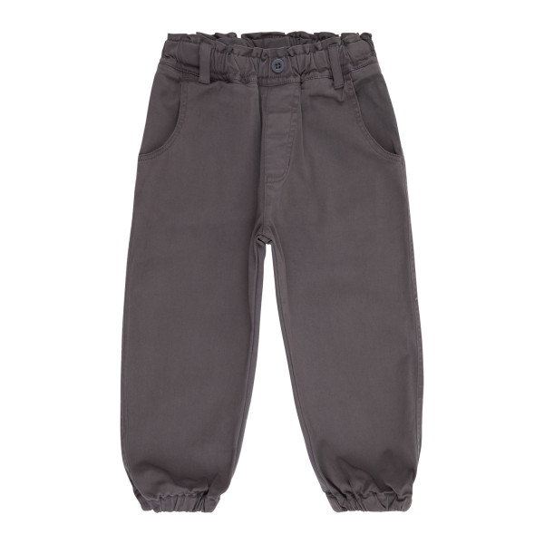 Sense Organics gefütterte Kinderhose Twill, anthrazit | Nachhaltige Bio-Kindermode von Sense Organics bei Das bunte Chamäleon