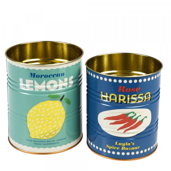 Rex London Aufbewahrungsdose Lemon/ Harissa | Schöne Geschenkideen bei Das bunte Chamäleon in Bamberg