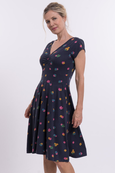 Chapati Kleid Dorsa, Gold Blossom | Faire Mode von Chapati bei Das bunte Chamäleon in Bamberg und online