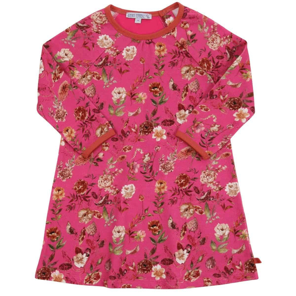 Enfant Terrible Sweatkleid Blumendruck, Pink-Copper