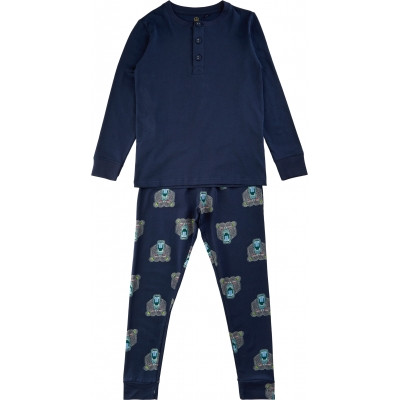 The New Schlafanzug Bär, Navy | Bio-Mode für Teenager bei Das bunte Chamäleon in Bamberg und online
