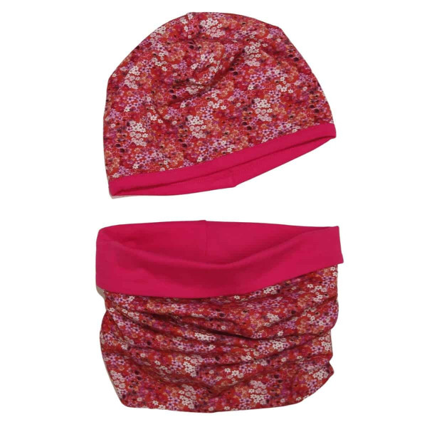 Enfant Terrible Wende-Mütze Pink/Copper | Bio-Kinderkleidung bei Das bunte Chamäleon in Bamberg kaufen